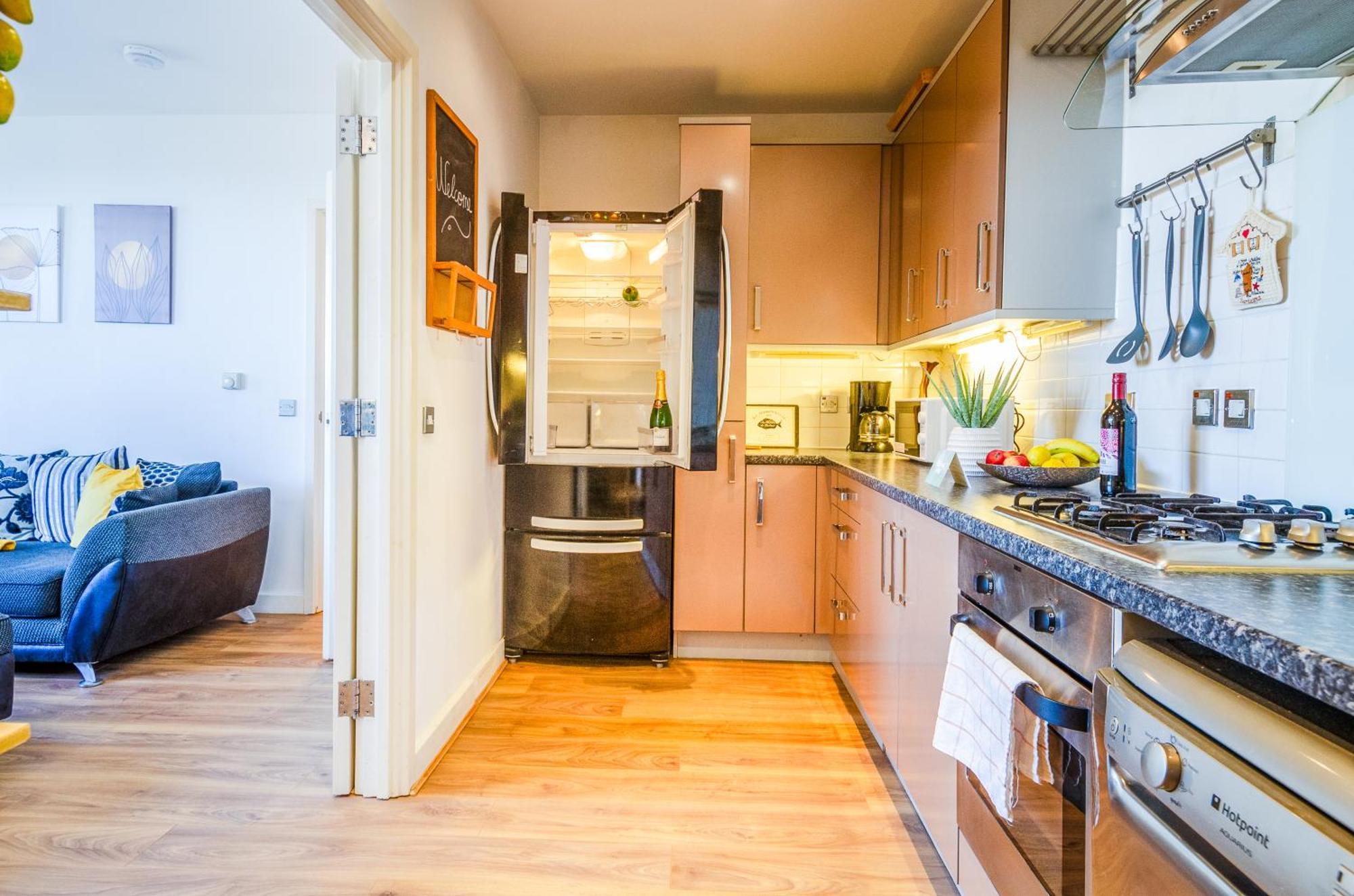 Appartement The Viewpoint - Modern Big 2 Bed Flat - Ideal For Longer & Business Travel *